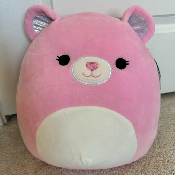 12” Zaya Pink Bear Squishmallows Squish Date 7/19/2021 - Picture 1 of 9